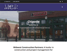 Tablet Screenshot of midwestconstructionpartners.com